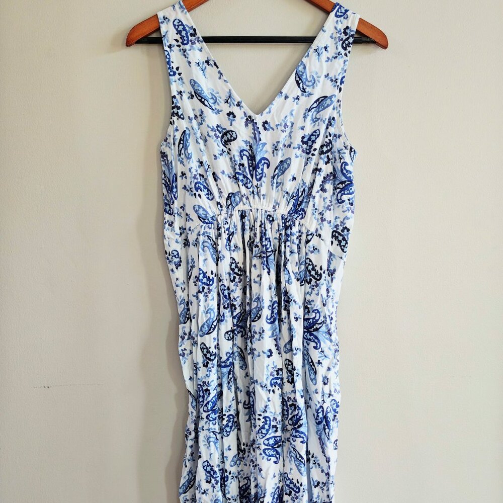 LUCKY BRAND Border Print Maxi Dress - Picture 3 of 8